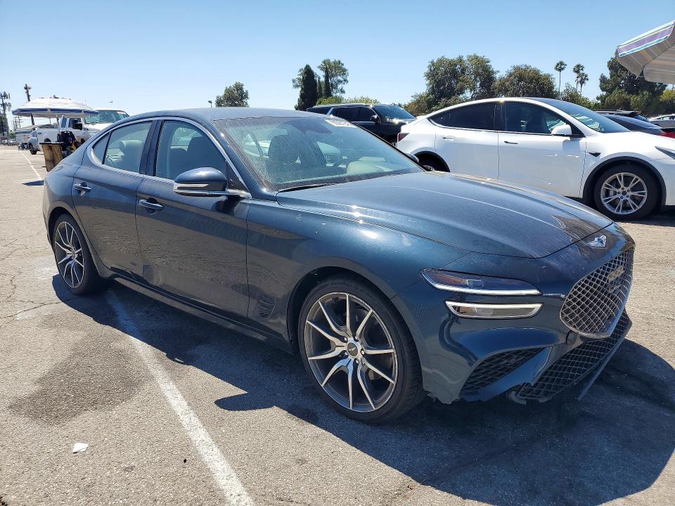 2022 Genesis G70 VIN KMTG34TA2NU094241 COPART salvage auction — FRONT END, CA - CERT OF TITLE-SALVAGED, sold $3,150 on 2026-07-10 (photo 4)