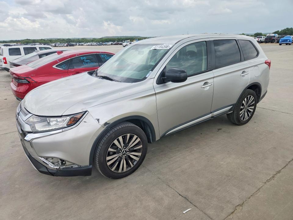 2019 Mitsubishi Outlander VIN JA4AZ3A35KZ011380 COPART salvage auction — HAIL, TX - CERTIFICATE OF TITLE (P), sold $3,000 on 2026-07-27 (photo 1)