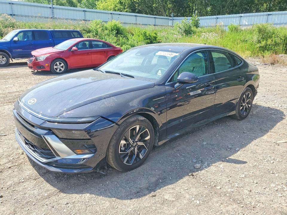 2025 Hyundai Sonata VIN KMHL64JA7SA435634 COPART salvage auction — REJECTED REPAIR, Mi - Certificate Of Title, sold $5,000 on 2026-07-15 (photo 1)