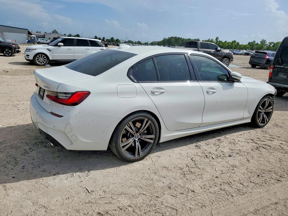 2021 BMW 3er VIN 3MW5R1J0XM8B76448 COPART salvage auction — FRONT END, Tx - Salvage Vehicle Title, sold $13,300 on 2026-08-25 (photo 3)