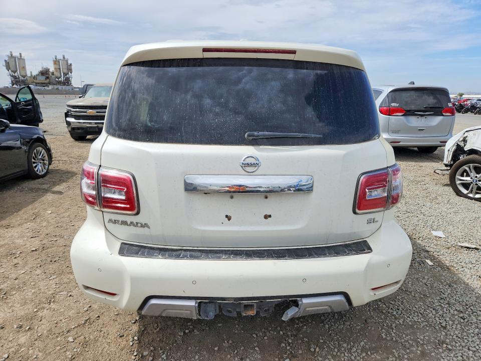 2018 Nissan Armada VIN JN8AY2NDXJ9051320 COPART salvage auction — SIDE, Az - Dis/Dlr/Exp Only Clean Title (P), sold $250 on 2026-07-31 (photo 6)