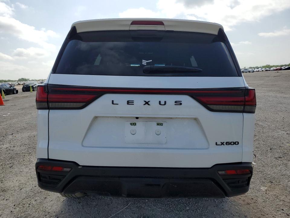 2022 Lexus Lx VIN JTJGB7CX0N4013063 COPART salvage auction — FRONT END, Tx - Salvage Vehicle Title, sold $59,500 on 2026-09-03 (photo 6)
