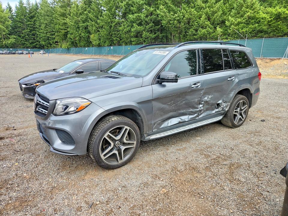 2018 Mercedes-benz Gls-klasse VIN 4JGDF7DE4JB124465 COPART salvage auction — SIDE, WA - BILL OF SALE, sold $7,800 on 2026-09-15 (photo 1)
