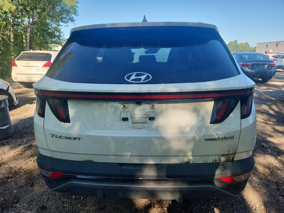 2022 Hyundai Tucson VIN KM8JCCA11NU024985 COPART salvage auction — FRONT END, On - Permit Salvage, sold $2,200 on 2026-07-28 (photo 6)