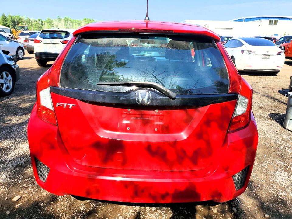 2015 Honda Fit VIN 3HGGK5H53FM112126 COPART salvage auction — FRONT END, ON - PERMIT NO BRAND - UNFIT, sold $200 on 2026-07-28 (photo 6)