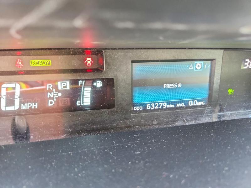 2017 Toyota Prius VIN JTDZN3EU6HJ073949 COPART salvage auction — REAR END, Md - Cert Of Salvage < 75% Damage, sold $9,400 on 2026-08-18 (photo 9)