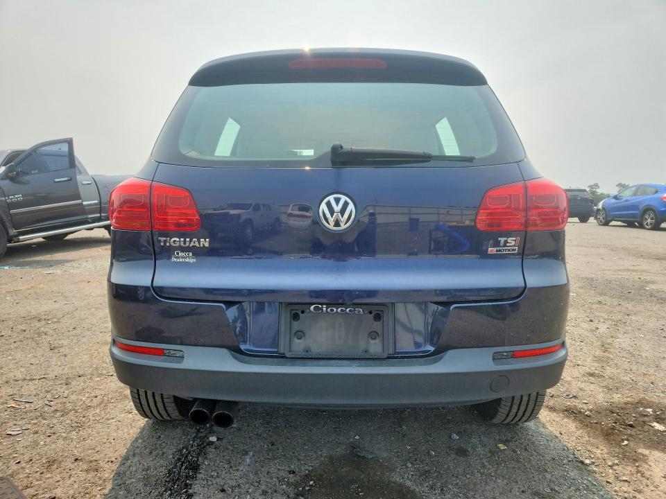 2016 Volkswagen Tiguan VIN WVGBV7AXXGW593335 COPART salvage auction — SIDE, Pa - Certificate Of Salvage, sold $1,850 on 2026-07-28 (photo 6)