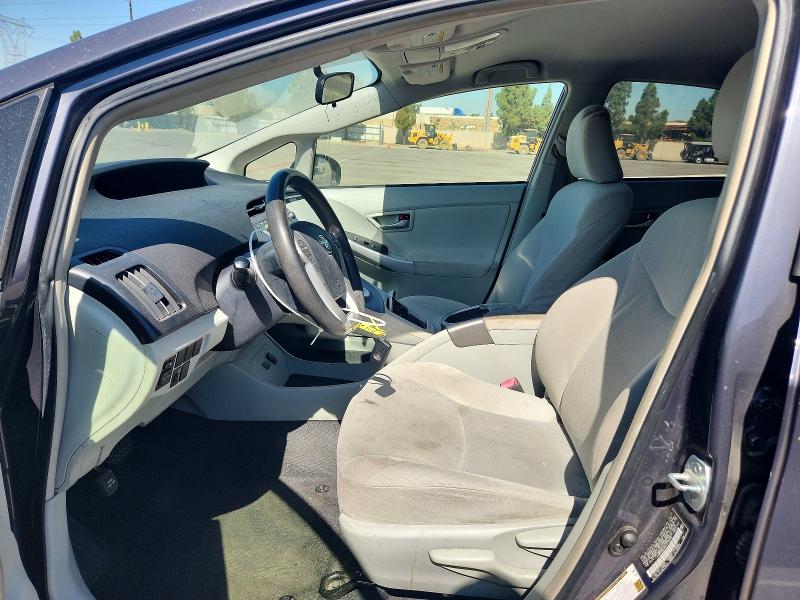 2013 Toyota Prius VIN JTDKN3DUXD1673094 COPART salvage auction — MECHANICAL, Ca - Cert Of Title-Salvaged, sold $2,250 on 2026-07-14 (photo 7)