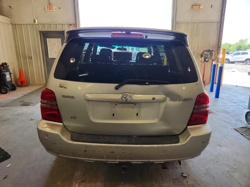 2003 Toyota Highlander VIN JTEGF21A330104711 COPART salvage auction — REAR END, MO - CERT OF TITLE-PRIOR SALVAGE, sold $70 on 2026-07-28 (photo 6)