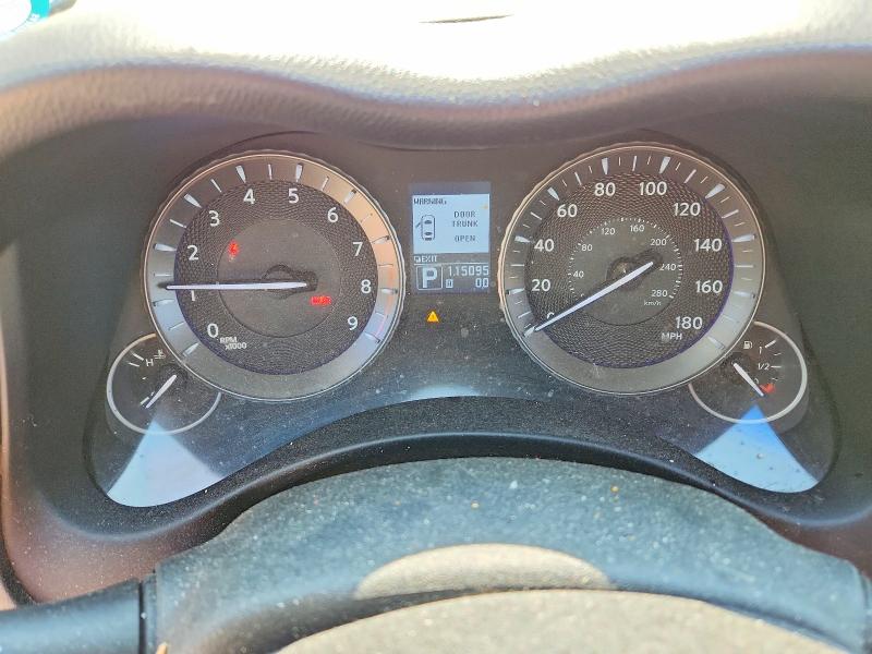 2013 Infiniti M VIN JN1BY1ARXDM605049 COPART salvage auction — UNDERCARRIAGE, Nc - Salvage Certificate Of Title, sold $1,950 on 2026-07-31 (photo 9)