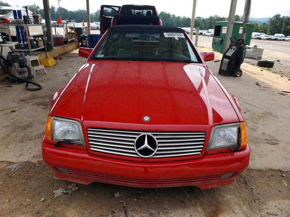 1993 Mercedes-benz 500 VIN WDBFA67E3PF075261 COPART salvage auction — MECHANICAL, Al - Certificate Of Title, sold $5,200 on 2026-07-14 (photo 5)