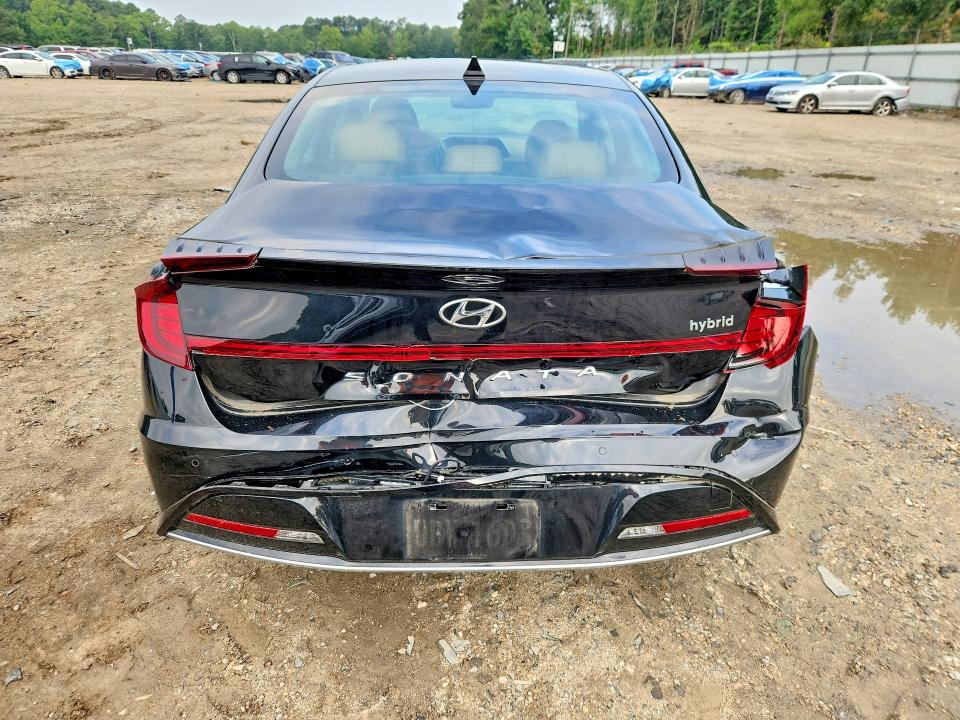 2021 Hyundai Sonata VIN KMHL54JJ8MA034020 COPART salvage auction — REAR END, VA - CERT OF TITLE - SALVAGE, sold $5,500 on 2026-07-28 (photo 6)