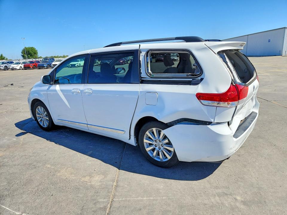 2013 Toyota Sienna VIN 5TDJK3DC3DS050866 COPART salvage auction — REAR END, CA - SALVAGE CERTIFICATE, sold $1,550 on 2026-07-27 (photo 2)