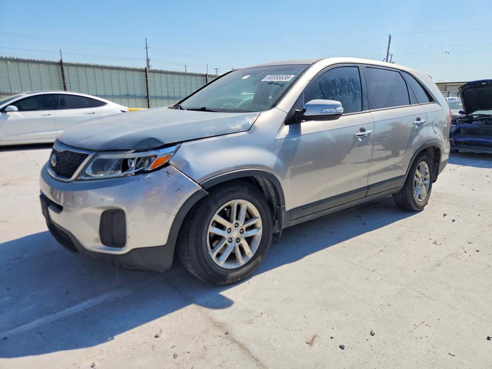 2014 Kia VIN 5XYKT3A69EG425030 COPART salvage auction — FRONT END, Tx - Certificate Of Title, sold $200 on 2026-07-10 (photo 1)