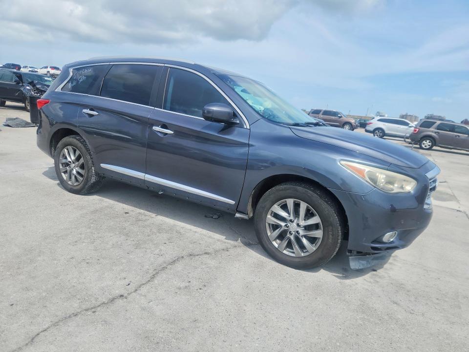 2013 Infiniti Jx VIN 5N1AL0MN3DC302044 COPART salvage auction — MINOR DENT/SCRATCHES, La - Certificate Of Title (P), sold $1,500 on 2026-07-29 (photo 4)