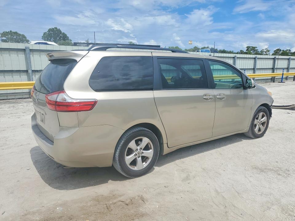 2015 Toyota Sienna VIN 5TDKK3DC2FS624624 COPART salvage auction — FRONT END, Fl - Cert Of Title Slvg Rebuildable, sold $950 on 2026-07-15 (photo 3)