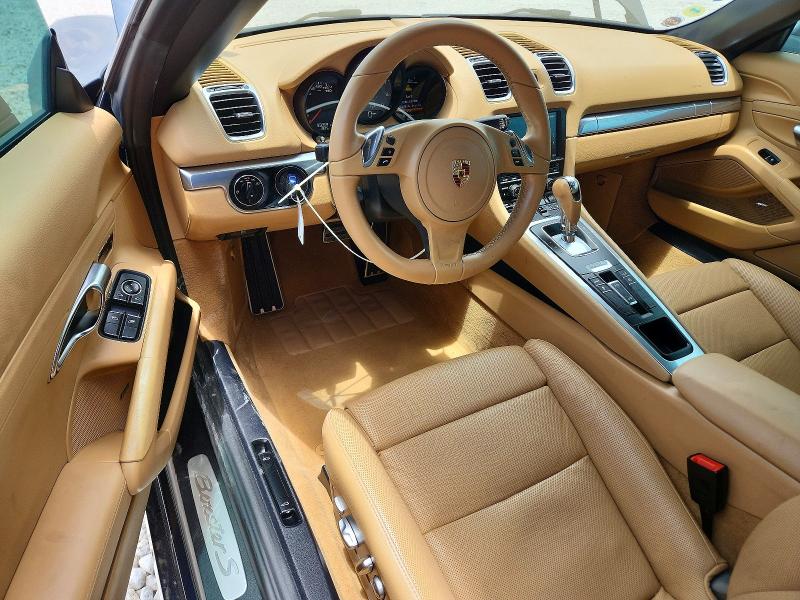 2014 Porsche Boxster VIN WP0CB2A85EK140113 COPART salvage auction — FRONT END, Tx - Salvage Vehicle Title, sold $12,300 on 2026-07-23 (photo 8)