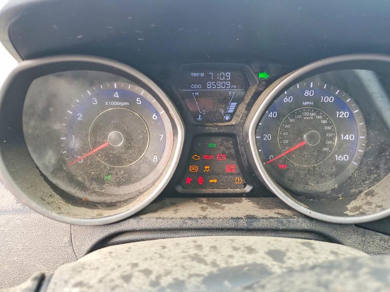 2013 Hyundai Elantra VIN KMHDH4AE6DU696594 COPART salvage auction — WATER/FLOOD, Pa - Certificate Of Salvage, sold $200 on 2026-07-28 (photo 9)