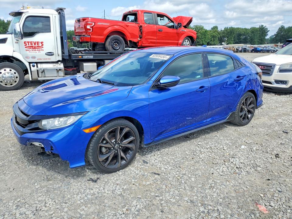 2019 Honda Civic VIN SHHFK7G48KU219393 COPART salvage auction — FRONT END, Ar - Certificate Of Title, sold $6,000 on 2026-07-29 (photo 1)