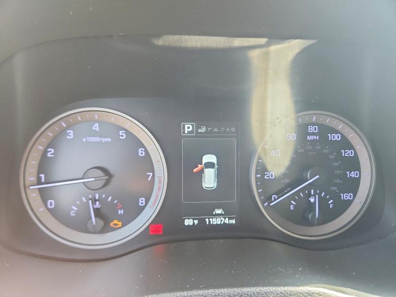 2018 Hyundai Tucson VIN KM8J33A27JU809353 COPART salvage auction — FRONT END, FL - CERTIFICATE OF TITLE, sold $3,500 on 2026-07-16 (photo 9)