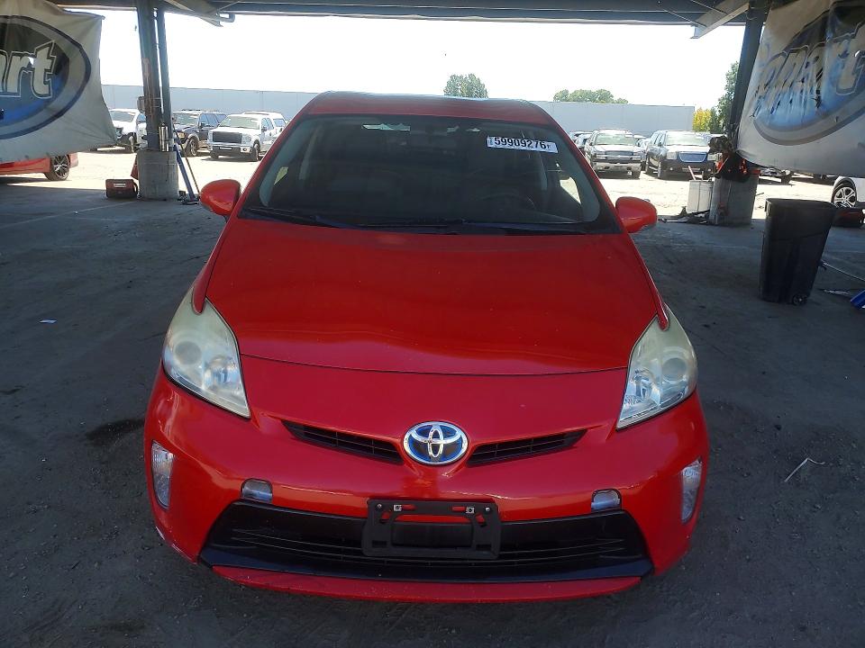 2015 Toyota Prius VIN JTDKN3DU5F0423612 COPART salvage auction — SIDE, CA - SALVAGE CERTIFICATE, sold $15 on 2026-07-21 (photo 5)