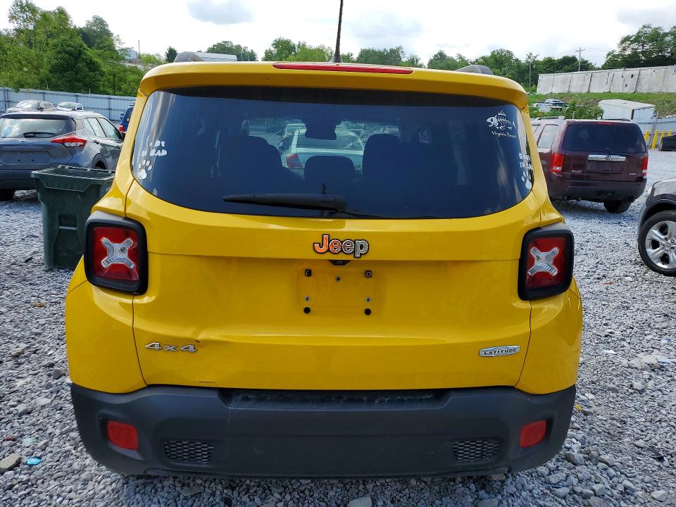 2017 Jeep VIN ZACCJBBB0HPF30012 COPART salvage auction — FRONT END, Oh - Cert Of Title-Salvage, sold $575 on 2026-07-31 (photo 6)