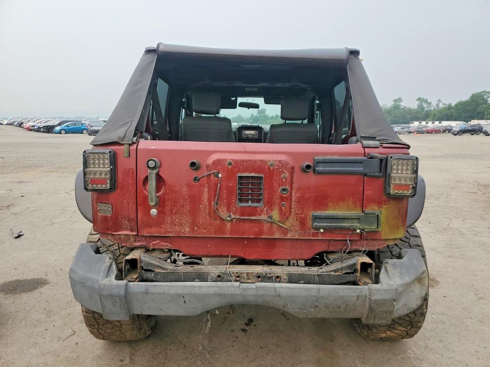2007 Jeep Wrangler / VIN 1J8GA69157L114443 COPART salvage auction — FRONT END, PA - CERT OF TITLE, sold $175 on 2026-08-04 (photo 6)