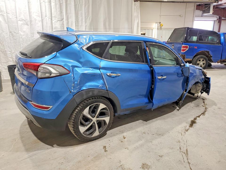2017 Hyundai Tucson VIN KM8J3CA25HU436257 COPART salvage auction — FRONT END, Ny - Mv-907A Salvage Certificate, sold $1,600 on 2026-07-20 (photo 3)