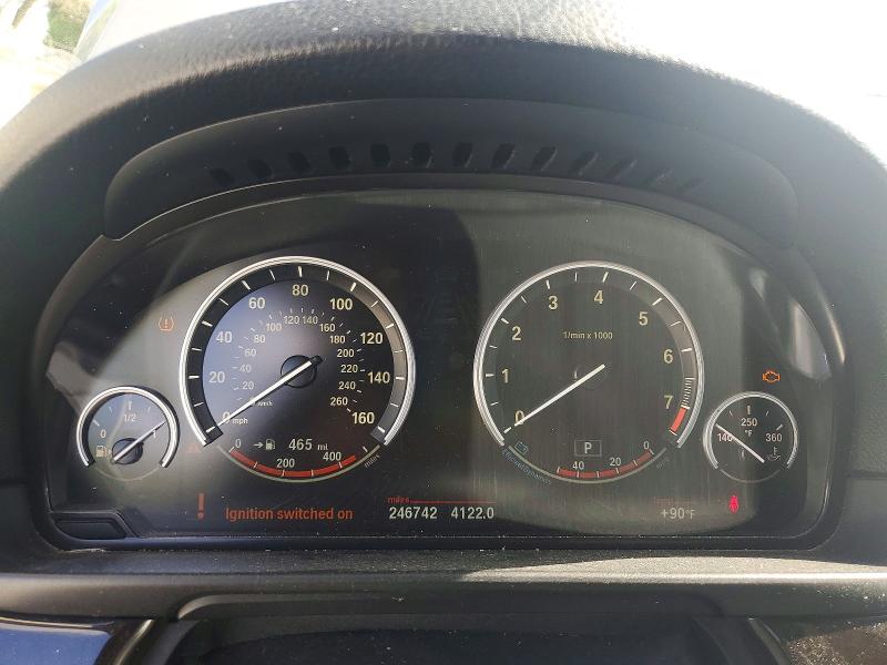 2015 BMW 5er VIN WBA5A5C54FD515010 COPART salvage auction — FRONT END, Tx - Salvage Vehicle Title, sold $70 on 2026-07-28 (photo 9)