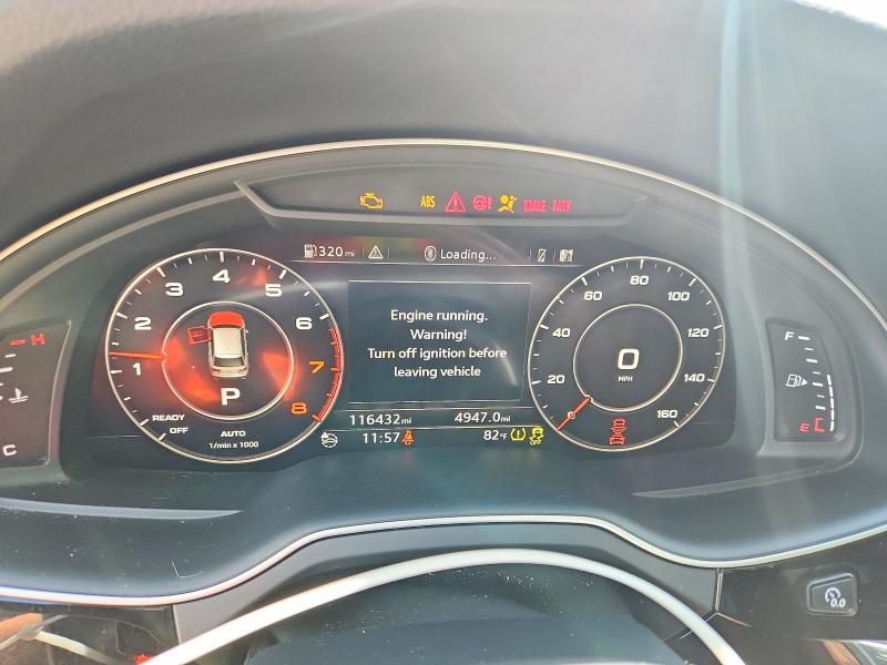 2017 Audi Q7 VIN WA1LAAF76HD039212 COPART salvage auction — FRONT END, Wa - Bill Of Sale, sold $5,700 on 2026-07-31 (photo 9)
