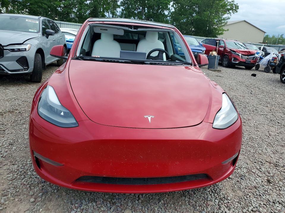 2022 Tesla Model y VIN 7SAYGDEE7NF521383 COPART salvage auction — FRONT END, Ny - Mv-907A Salvage Certificate, sold $250 on 2026-07-29 (photo 5)