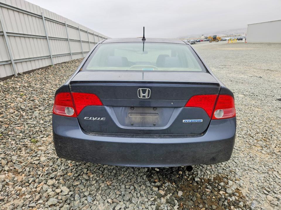 2007 Honda Civic hybrid VIN JHMFA36237S020659 COPART salvage auction — FRONT END, CA - DIS/DLR/EXP ONLY CLEAN TITLE, sold $425 on 2026-07-16 (photo 6)