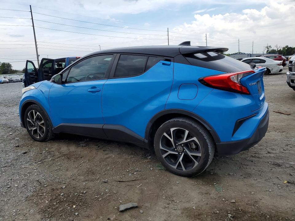2019 Toyota C-hr VIN NMTKHMBXXKR096169 COPART salvage auction — VANDALISM, Fl - Cert Of Title Slvg Rebuildable, sold $6,400 on 2026-07-31 (photo 2)
