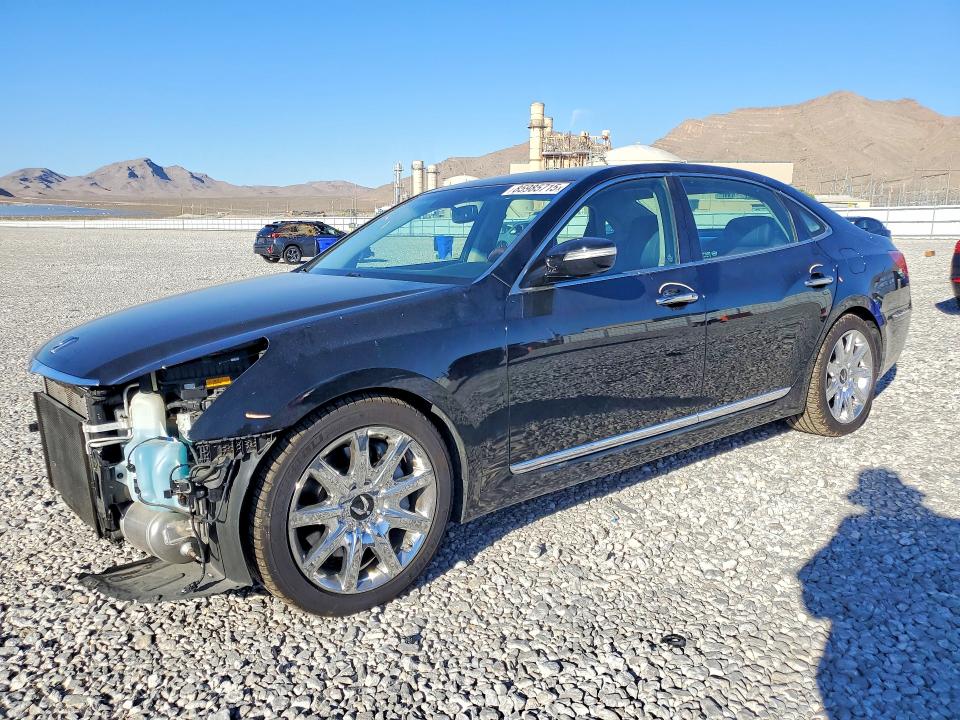 2013 Hyundai Equus VIN KMHGH4JH5DU065956 COPART salvage auction — FRONT END, Nv - Salvage Title, sold $1,450 on 2026-07-27 (photo 1)