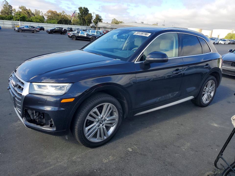 2018 Audi VIN WA1BNAFY8J2100747 COPART salvage auction — FRONT END, Ca - Salvage Certificate, sold $8,300 on 2026-07-15 (photo 1)