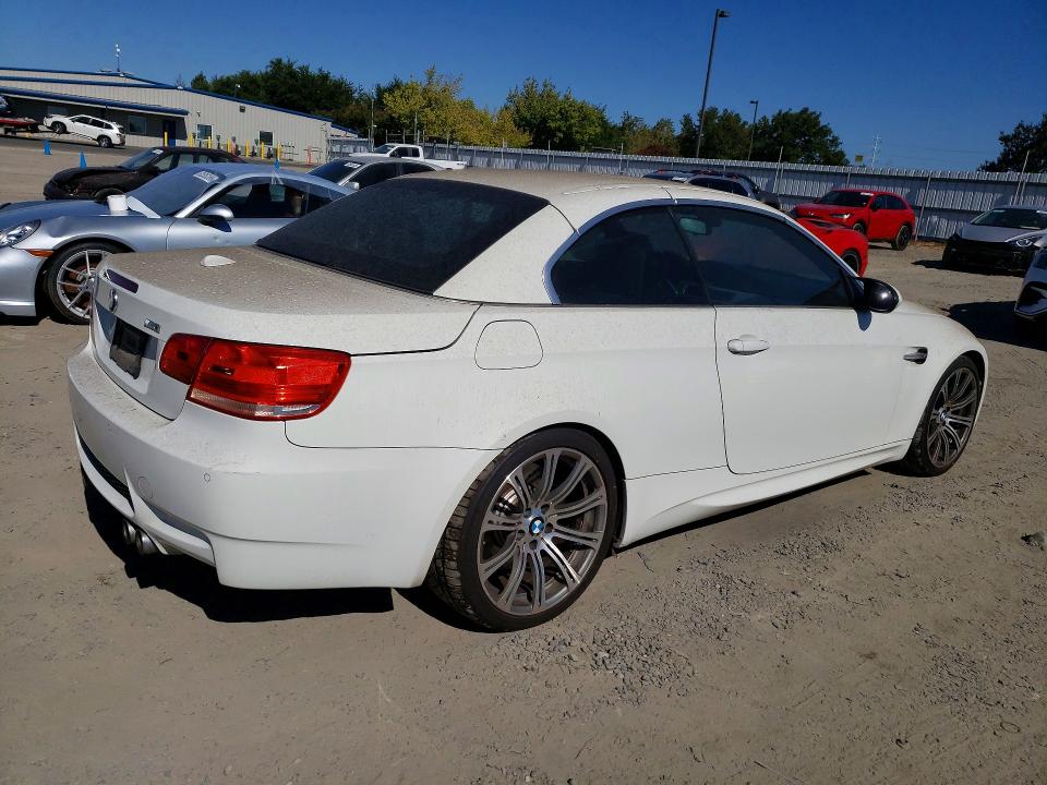 2008 BMW M3 VIN WBSWL93528P330862 COPART salvage auction — UNDERCARRIAGE, Ca - Salvage Certificate, sold $6,100 on 2026-08-04 (photo 3)