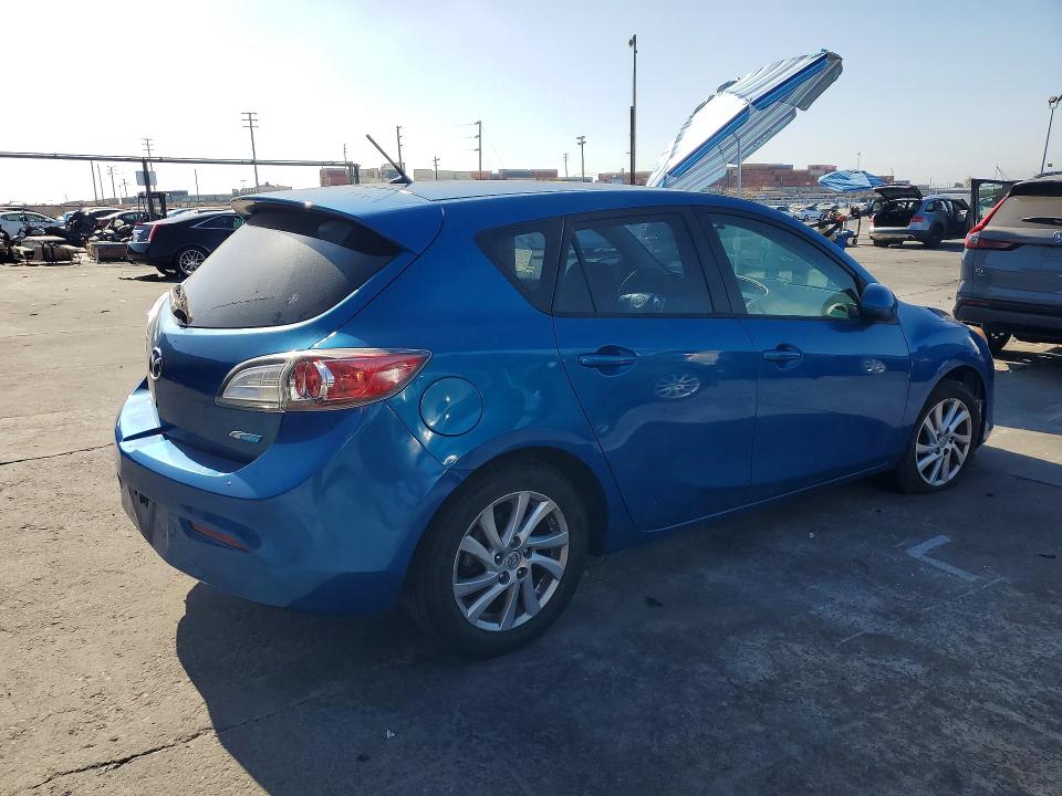 2012 Mazda 3 VIN JM1BL1L86C1619563 COPART salvage auction — FRONT END, Ca - Salvage Certificate, sold $900 on 2026-07-31 (photo 3)