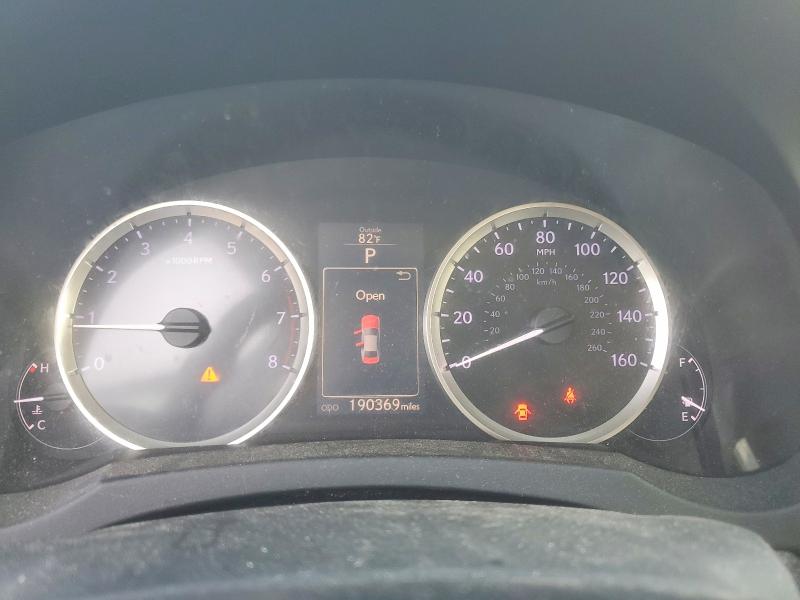 2014 Lexus Is VIN JTHCF1D22E5011314 COPART salvage auction — FRONT END, Nc - Salvage Certificate Of Title, sold $1,350 on 2026-07-20 (photo 9)
