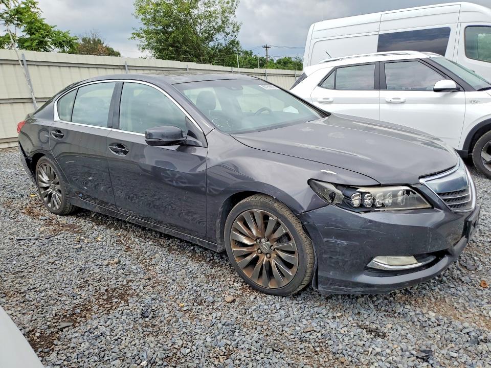 2016 Acura RLX VIN JH4KC1F51GC000749 COPART salvage auction — FRONT END, MD - CERT OF SALVAGE > 75% DAMAGE, sold $1,300 on 2026-07-21 (photo 4)