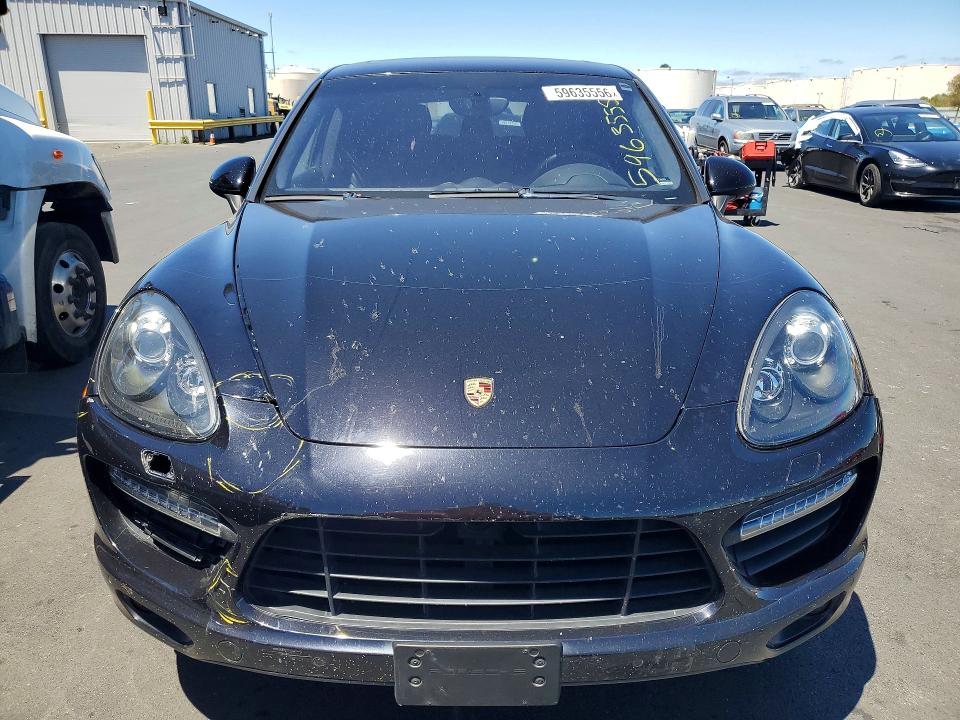 2014 Porsche Cayenne VIN WP1AC2A29ELA80717 COPART salvage auction — SIDE, CA - SALVAGE CERTIFICATE, sold $11,500 on 2026-08-26 (photo 5)