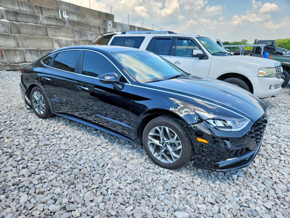 2023 Hyundai Sonata VIN KMHL14JA3PA266153 COPART salvage auction — REAR END, Ky - Cert Of Title-Salvage, sold $7,900 on 2026-08-21 (photo 4)