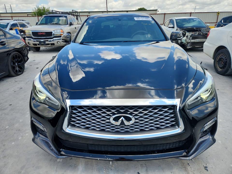 2021 Infiniti Q50 VIN JN1EV7CR0MM754964 COPART salvage auction — REAR END, Tx - Salvage Vehicle Title, sold $925 on 2026-07-28 (photo 5)