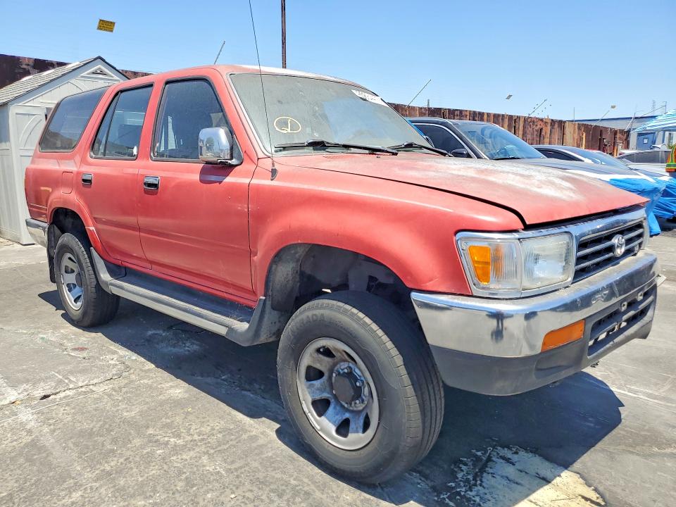 1994 Toyota 4runner VIN JT3VN29V7R0024444 COPART salvage auction — FRONT END, Ca - Dis/Dlr/Exp Only Clean Title, sold $325 on 2026-07-31 (photo 4)
