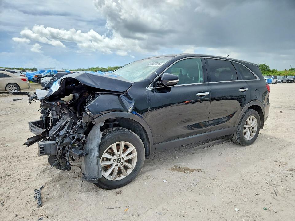 2019 Kia Sorento VIN 5XYPG4A35KG569496 COPART salvage auction — FRONT END, Fl - Cert Of Title Slvg Rebuildable, sold $3,250 on 2026-07-30 (photo 1)