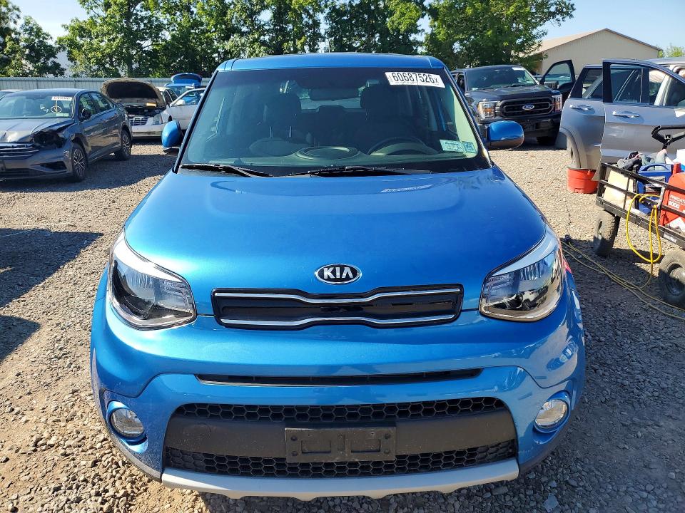 2019 Kia Soul VIN KNDJP3A59K7657353 COPART salvage auction — VANDALISM, NY - MV-907A SALVAGE CERTIFICATE, sold $375 on 2026-07-27 (photo 5)