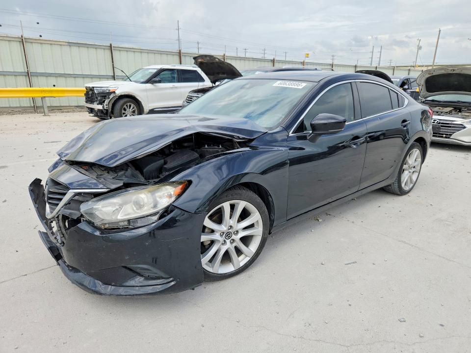 2017 Mazda 6 VIN JM1GL1V50H1113565 COPART salvage auction — FRONT END, Tx - Salvage Vehicle Title, sold $200 on 2026-07-28 (photo 1)