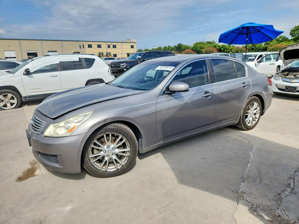 2007 Infiniti G35 VIN JNKBV61E97M717344 COPART salvage auction — MINOR DENT/SCRATCHES, TX - CERT OF TITLE-REBUILT SALVAGE, sold $500 on 2026-07-30 (photo 1)
