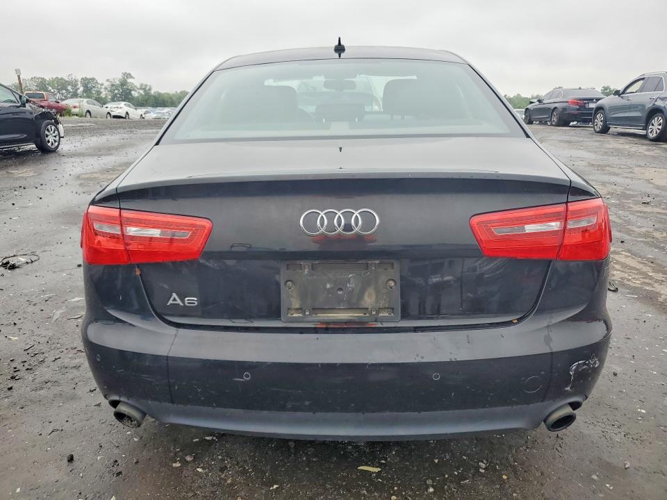2014 Audi A6 VIN WAUGFAFC9EN124540 COPART salvage auction — REAR END, Va - Certificate Of Title, sold $725 on 2026-07-29 (photo 6)