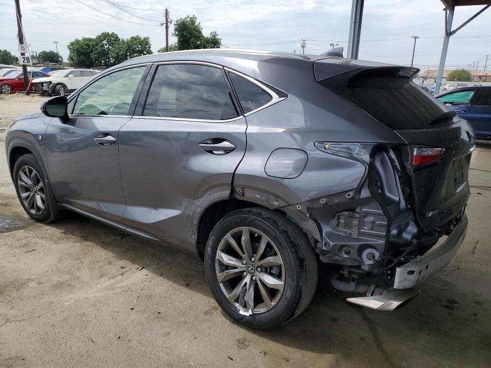 2015 Lexus Nx VIN JTJYARBZ7F2018022 COPART salvage auction — REAR END, Ca - Salvage Certificate, sold $7,200 on 2026-08-27 (photo 2)