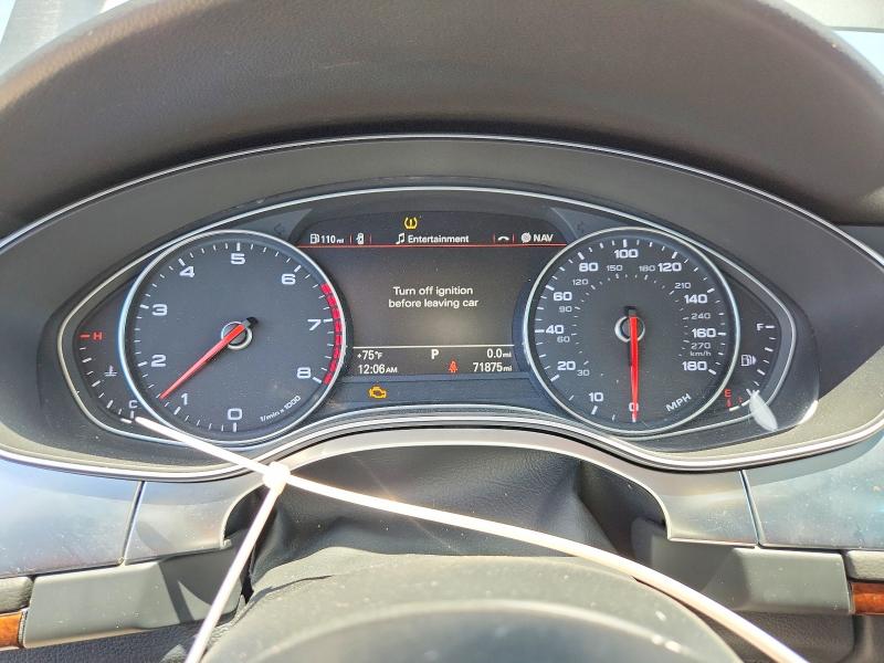 2013 Audi A7 VIN WAU2GAFC6DN128728 COPART salvage auction — MINOR DENT/SCRATCHES, Ca - Dis/Dlr/Exp Only Clean Title, sold $6,500 on 2026-07-14 (photo 9)